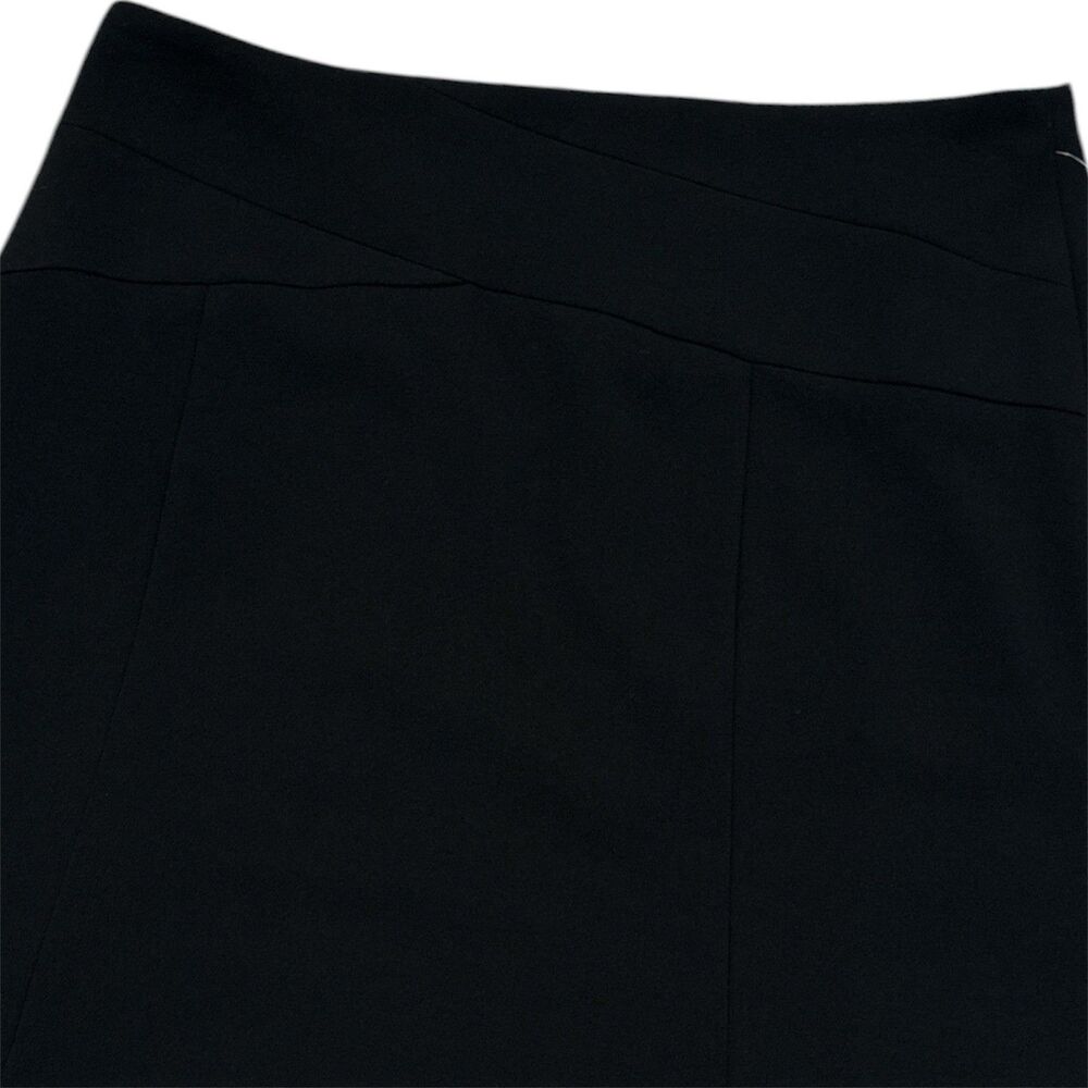 Elle Skirt Sz 8 Black Tie Business Career Lined Stretch Back Zipper MSRP$44 - Picture 3 of 9